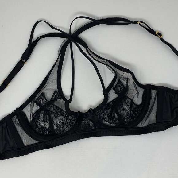 Agent Provocateur Eliana Black Bra 34B - Picture 6 of 10